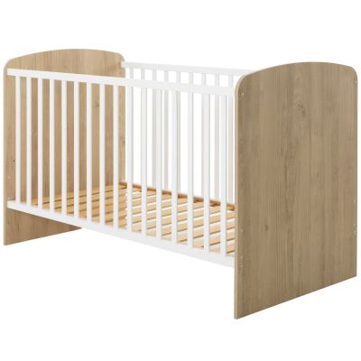 Lit bébé Châtaignier naturel Basile (70x140 cm) Galipette