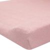 Lot de 2 housses de matelas à langer Ecru-Rose poudre (70 x 50 cm) Trois Kilos Sept Produit 5