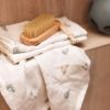 Lot de 3 gants de toilette en gaze de coton On the Go Jollein Ambiance 2