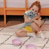 Peluche Miaou le chat maman et bébé menthe (32 cm)  par Les Déglingos