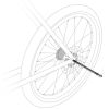 Axe traversant pour remorque à vélo Zeno (166 - 178 mm) Cybex Produit 2