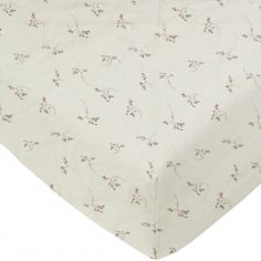 Drap housse Flowers (70 x 140 cm) - Mon P'tit Dodo