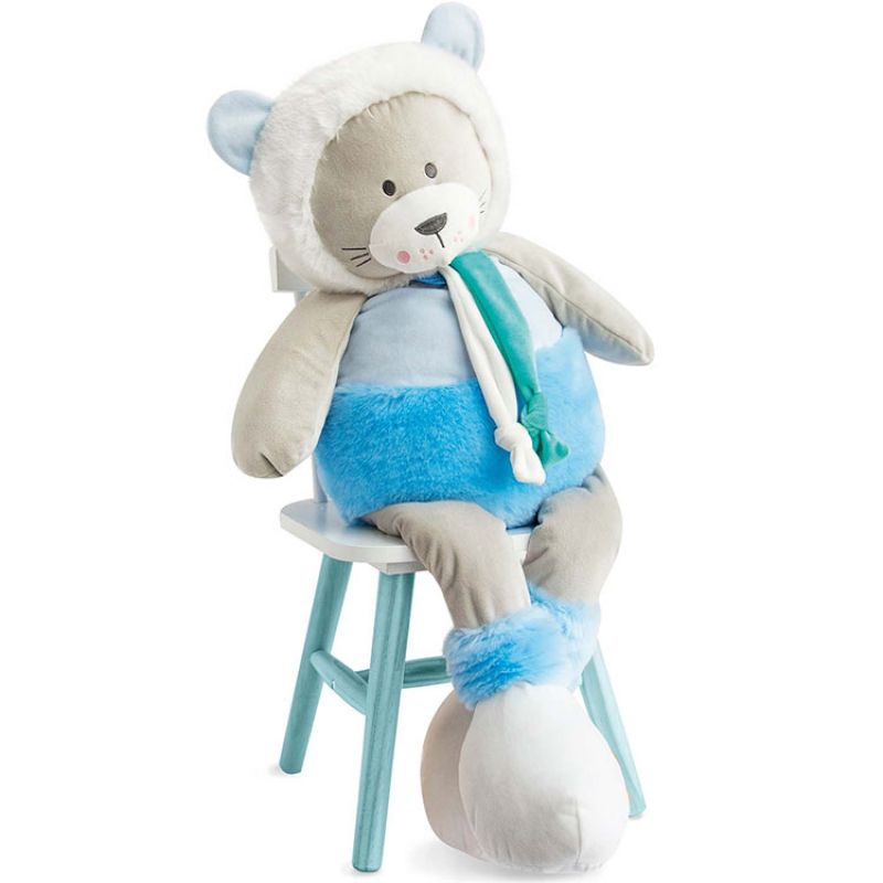 Peluche lion Artik cool (80 cm) Doudou et Compagnie