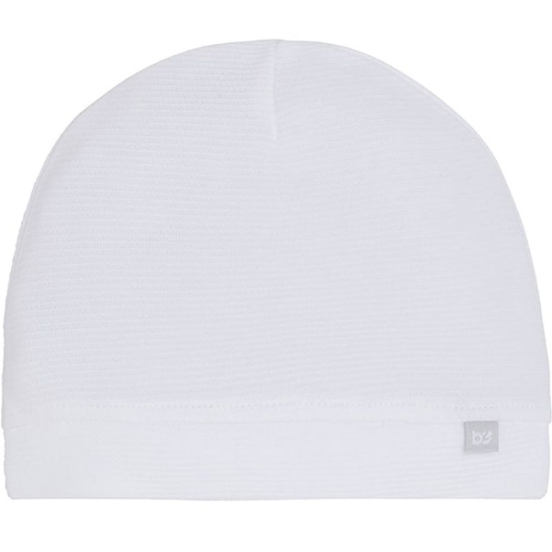 Bonnet en coton Pure blanc (0-3 mois) Baby's Only