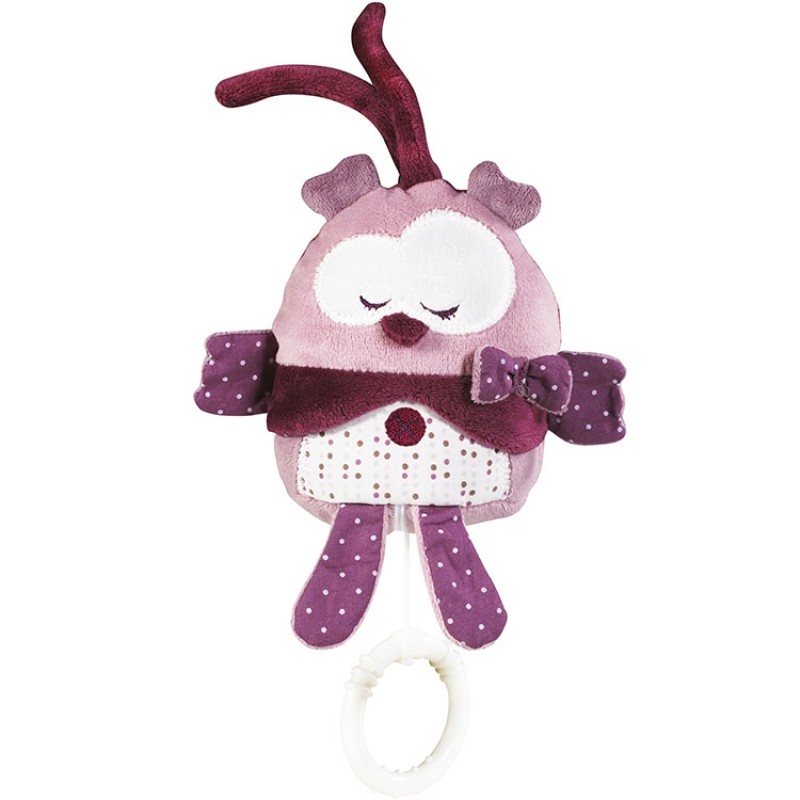 Peluche musicale Mam'zelle Bou (10 cm) Sauthon