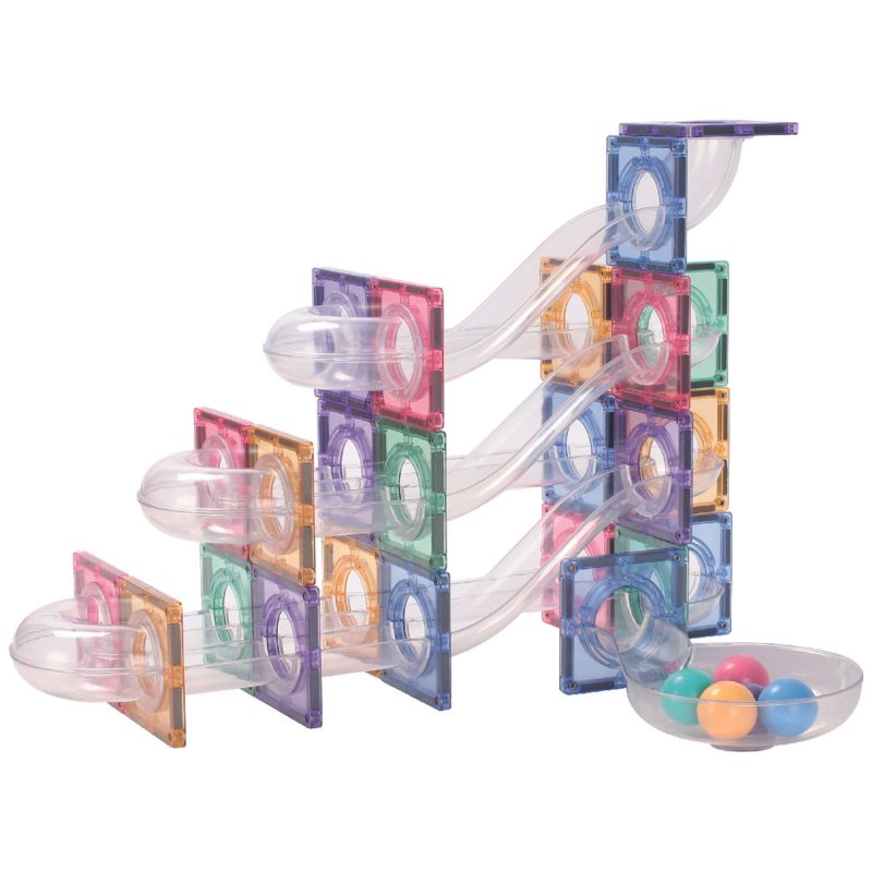 Circuit de billes magnétique Creative Pastel (70 pièces) Cleverclixx Produit 4