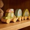 Train de construction en bois Jollies Camping Jollein Ambiance 2