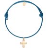 Bracelet baptême ou communion sur cordon personnalisable (plaqué or)  par Merci Maman