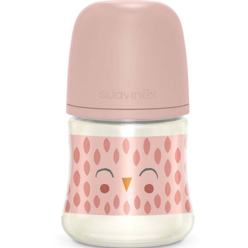 Biberon tétine SXPro S Bonhomia rose (150 ml) Suavinex