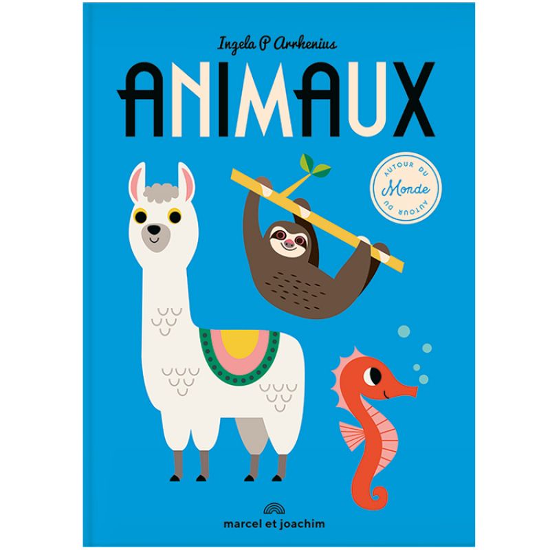 Livre imagier géant Animaux autour du monde Marcel et Joachim