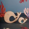 Puzzle sensoriel Baleine et son bébé Petit Boum Ambiance 9