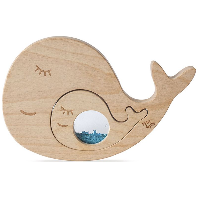 Puzzle sensoriel Baleine et son bébé Petit Boum Produit 3