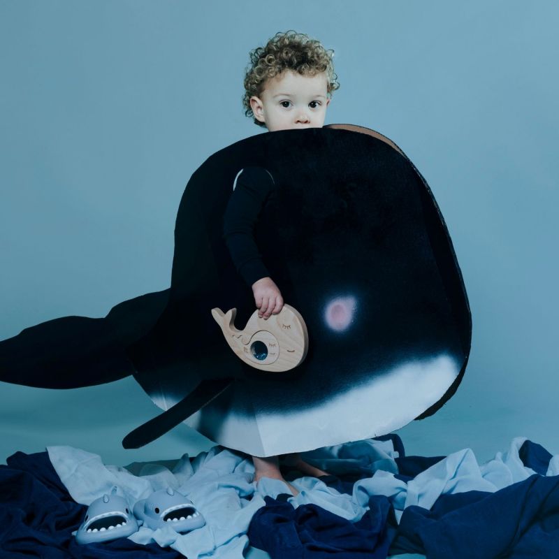 Puzzle sensoriel Baleine et son bébé Petit Boum Ambiance 6