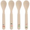 Lot de 4 cuillères en polypropylène et cellulose Happy Fruits cerise Lässig Produit 1