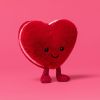 Peluche Amuseable Macaron Arlette cœur rouge (13 cm) Jellycat Ambiance 2