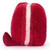 Peluche Amuseable Macaron Arlette cœur rouge (13 cm) Jellycat Produit 5
