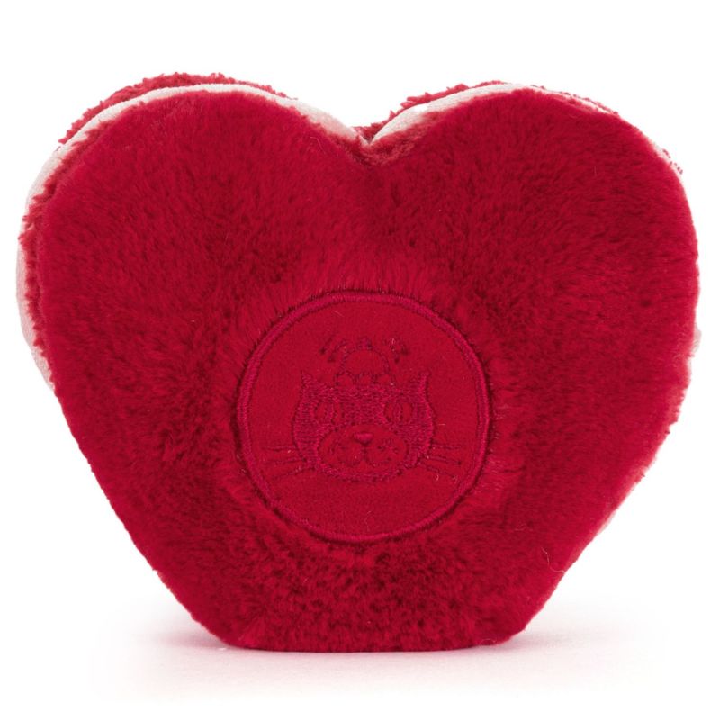 Peluche Amuseable Macaron Arlette cœur rouge (13 cm) Jellycat Produit 4