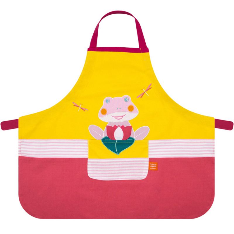 Tablier enfant grenouille L'oiseau bateau