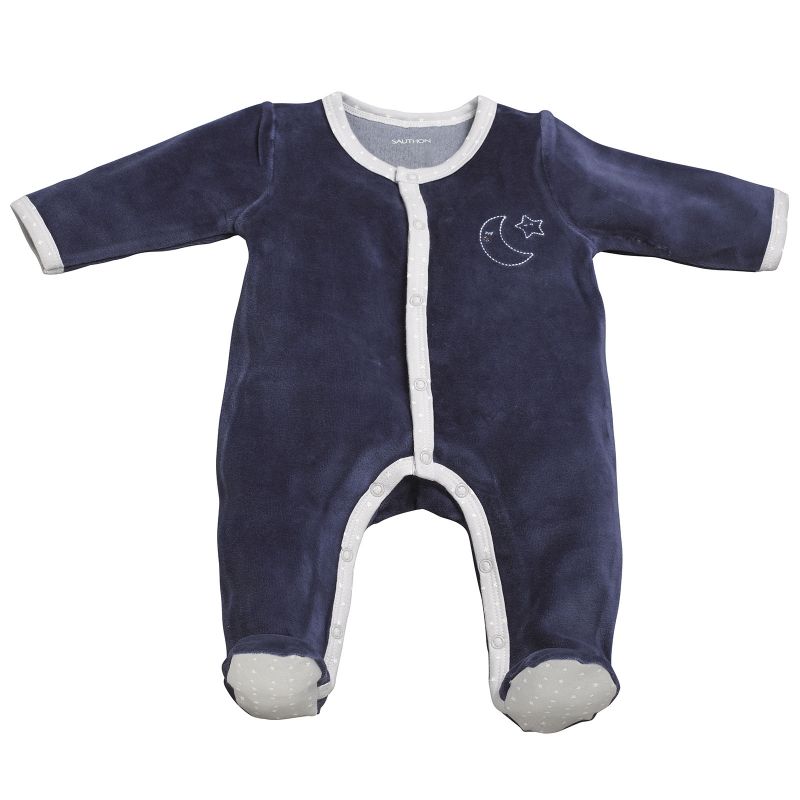 Pyjama chaud Merlin bleu marine (3 mois) Sauthon