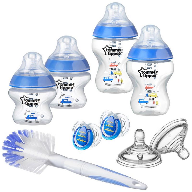 Coffret de naissance biberon bleu Closer to nature Tommee Tippee