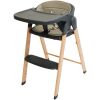 Chaise haute évolutive Grow With Me gris - Bo Jungle