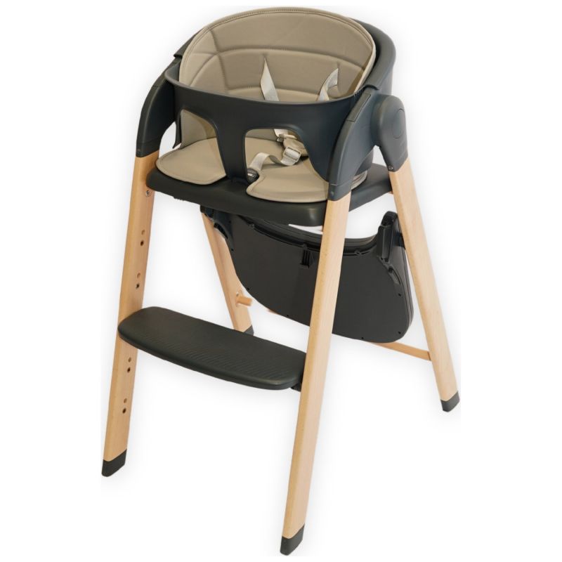 Chaise haute évolutive Grow With Me gris Bo Jungle Produit 3