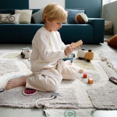 Tapis lavable circuit Eco-City avec accessoires (120 x 170 cm)