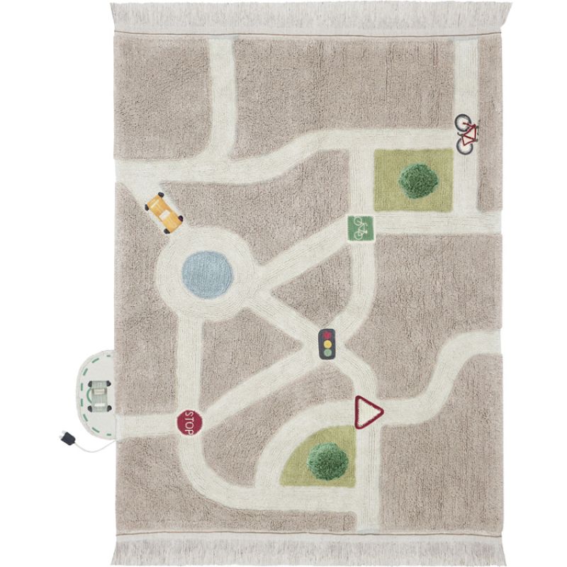 Tapis lavable circuit Eco-City avec accessoires (120 x 170 cm) Lorena Canals Produit 1