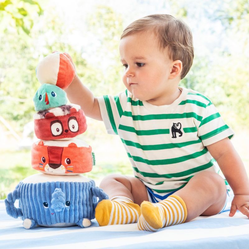 Jeu de bowling Pyramide O sons (5 pièces) Lilliputiens Ambiance 5