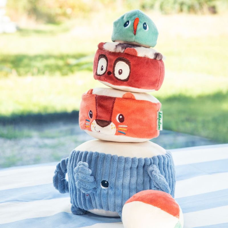 Jeu de bowling Pyramide O sons (5 pièces) Lilliputiens Ambiance 6