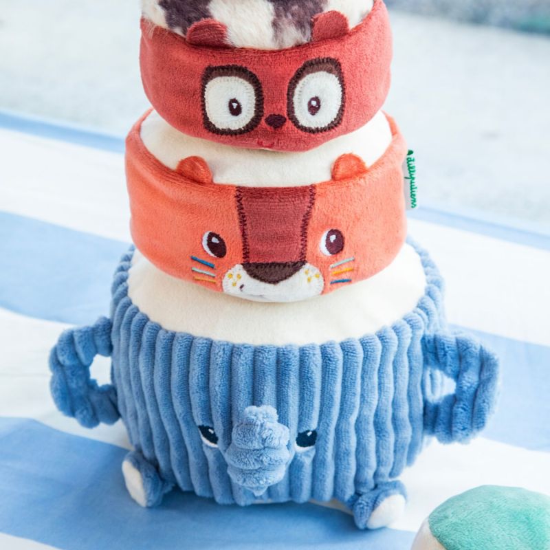 Jeu de bowling Pyramide O sons (5 pièces) Lilliputiens Ambiance 8