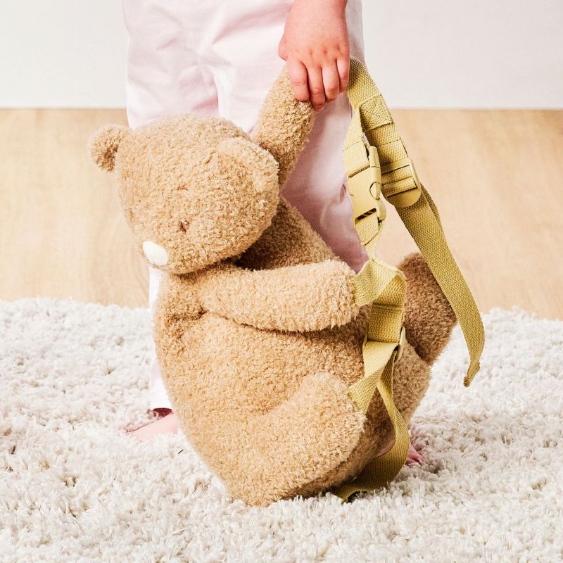 Sac à dos peluche Teddy Ours Caramel Nattou Ambiance 7