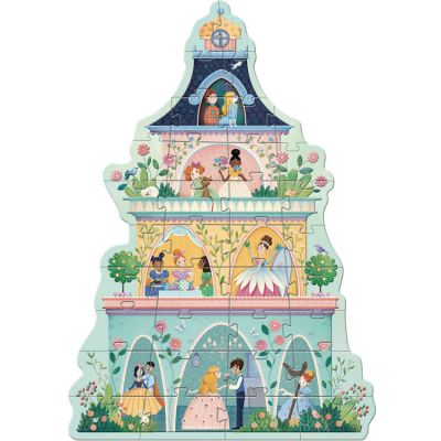 Puzzle géant La tour des princesses (36 pièces) Djeco