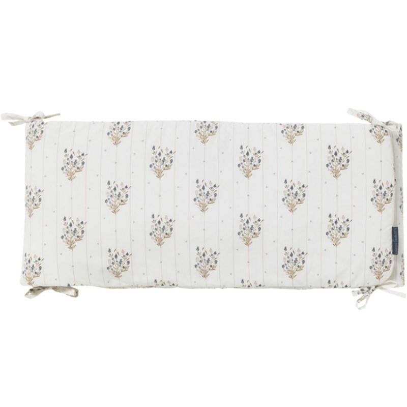 Tour de lit Madeleine fleurie (pour lits 60 x 120 cm ou 70 x 140 cm) Maison Charlotte