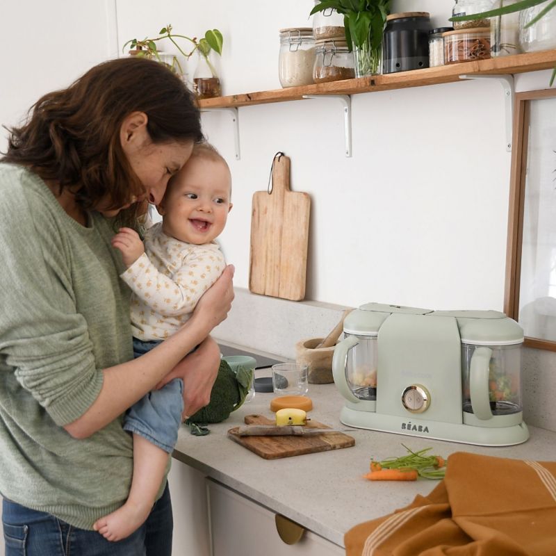 Robot cuiseur Babycook DUO Misty Green Béaba Ambiance 6