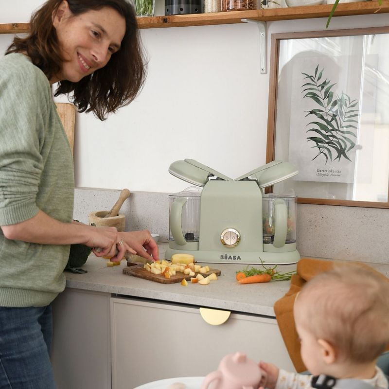 Robot cuiseur Babycook DUO Misty Green Béaba Ambiance 9