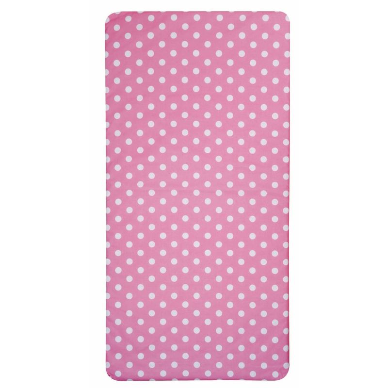 Matelas de voyage pois rose (60 x 120 cm) Candide