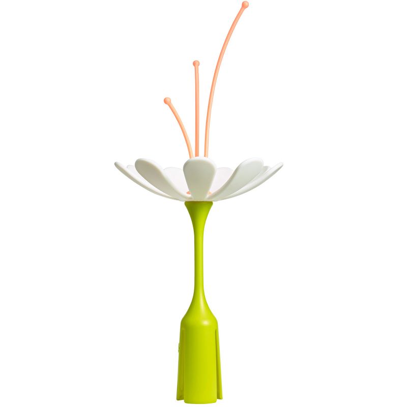Fleur égouttoir Stem blanc et orange Boon