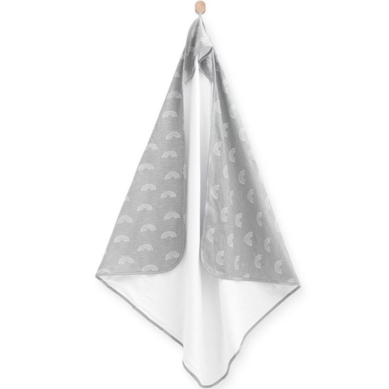 Cape de bain Rainbow gris (100 x 100 cm) Jollein
