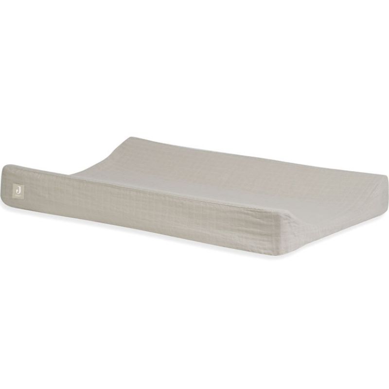 Housse de matelas à langer en coton froissé Nougat (50 x 70 cm) Jollein
