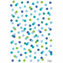 Stickers A3 confettis bleus Les poissons by Clémence G. (29,7 x 42 cm)  par Lilipinso