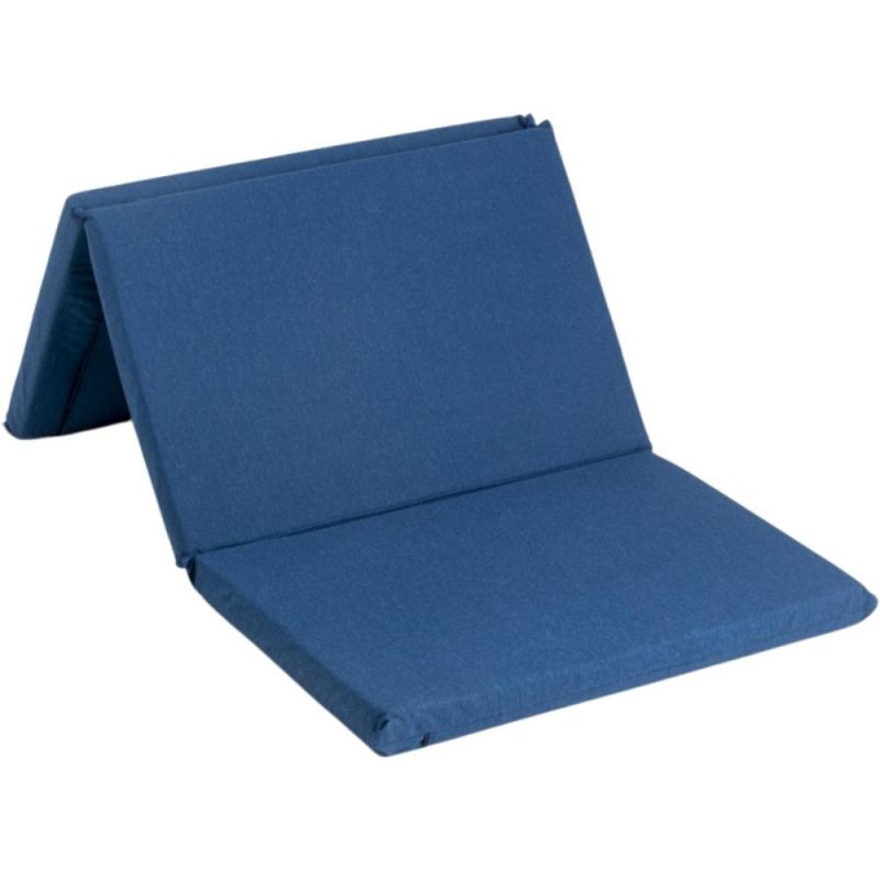 Matelas de voyage pliant bleu nuit (60 x 120 cm) Kadolis