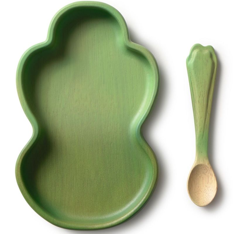 Set assiette et cuillère Kendall la salade Oli & Carol Produit 1