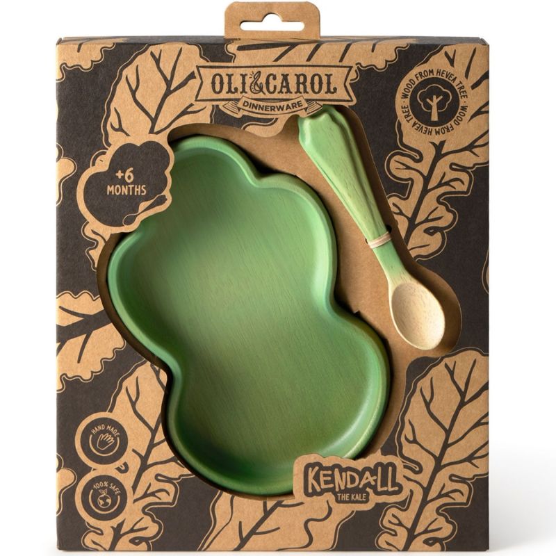 Set assiette et cuillère Kendall la salade Oli & Carol Packaging 7