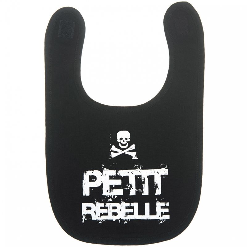 Bavoir à velcro Petit rebelle BB & Co