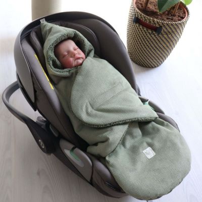 Couverture nomade CALLIE CORD mineral green