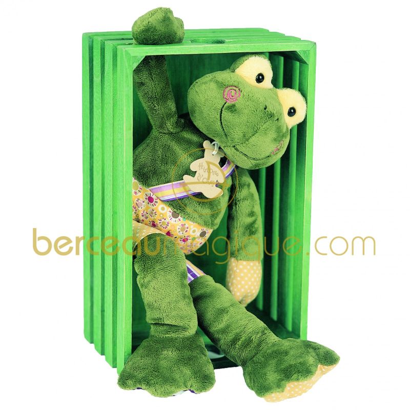 Peluche Grenouille Saltimbanque (40 cm) Histoire d'Ours