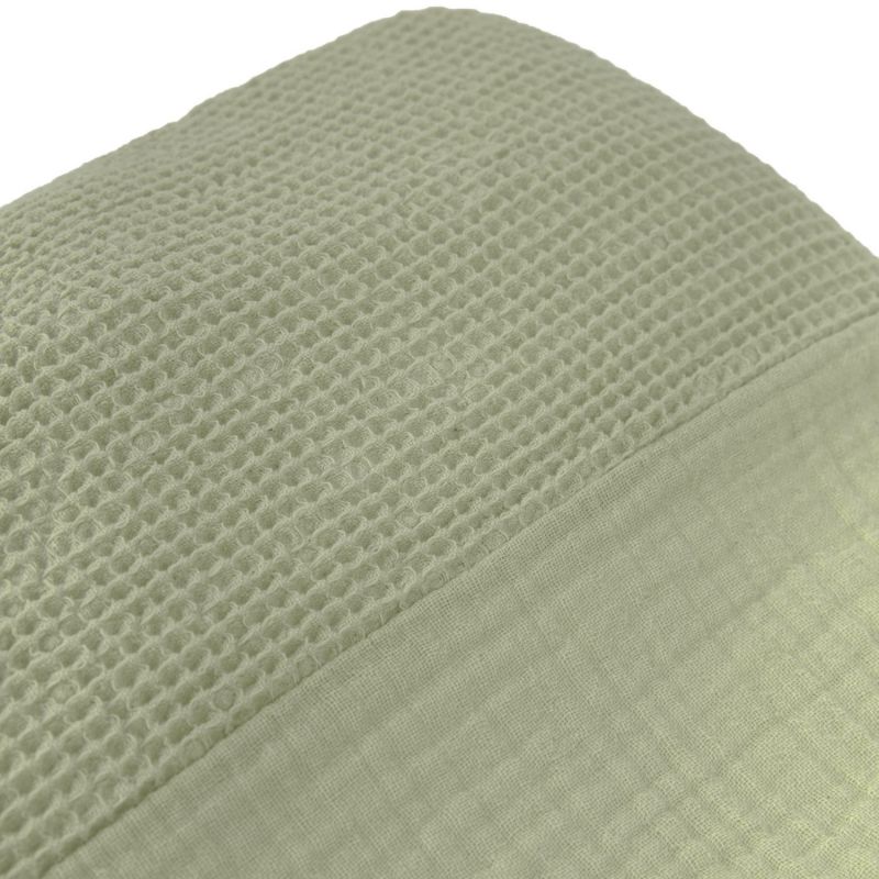 Housse de matelas à langer en coton Wabi-Sabi Green matcha Nobodinoz Produit 3