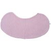 Bavoir 2 en 1 (poncho et épaule) gaze de coton bambou rayé vieux rose BB & Co Produit 1