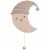 Variation Marron du produit Applique murale en bois Heaven Lune de la marque Baby's Only